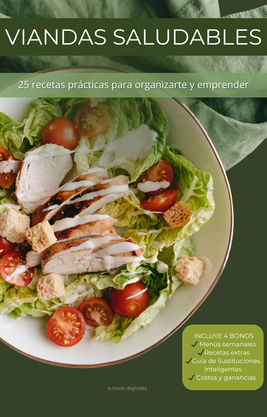 Emprende con viandas saludables + 4 bonos de regalos: gana + $800.000 al mes